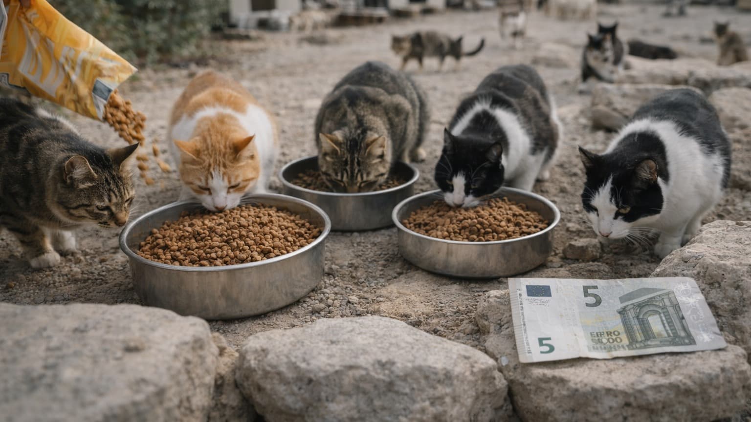 How €5 Feeds 14 Cats: The Real Economics of Stray Cat Care